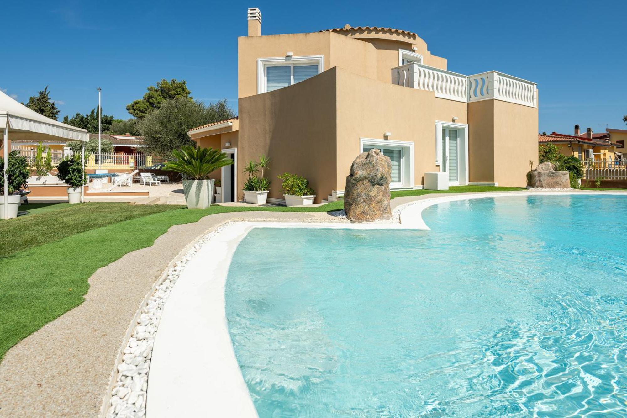 Quartu SantʼElena Villa Leon With Private Pool מראה חיצוני תמונה